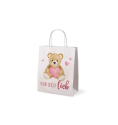 Geschenktasche 991389, Hab Dich lieb, Teddy, 20cm x 240mm
