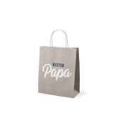 Geschenktasche 991755 F&uuml;r Dich, allgemein, mit Tragekordel, &bdquo;Bester Papa&ldquo;, 20cm x 24cm