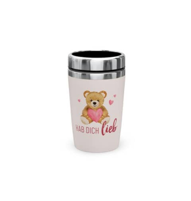 Thermobecher Hab dich lieb Teddy