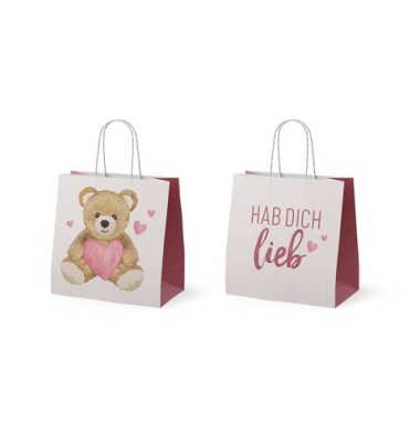 Geschenktragetasche Mini Hab dich lieb