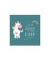 Motivservietten F&Uuml;R DICH 130582 / Einhorn/Spruch, 3-lagig, 33x33cm