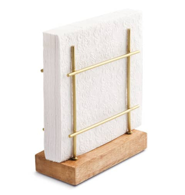 Serviettenspender leer 19402447, gold, 15x7x17cm