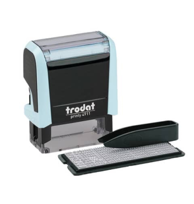 Printy Stempel 4911 TM Typo blau schwarz