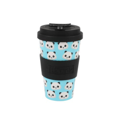 Becher RPET to go Panda