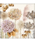 Servietten 13318690, mehrfarbig / getrocknete Blumen, 3-lagig, 33x33cm
