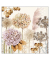 Motivserviette 25x25getrocknete Blumen