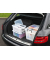 Aufbewahrungsbox Ablagebox HW675 2006750110, 50 Liter mit Deckel, für A4 Ordner, außen 695x450x241mm, Kunststoff transparent