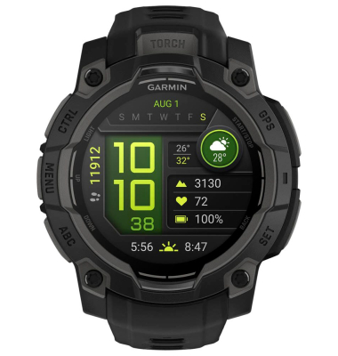 Instinct 3 AMOLED 45 mm Smartwatch schwarz