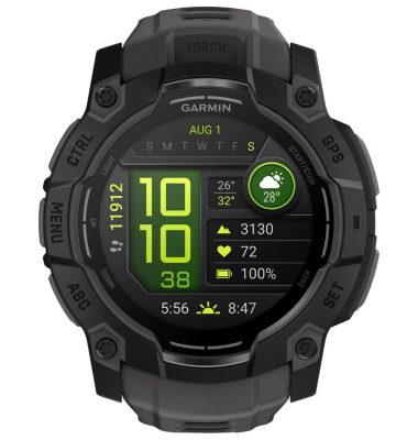 Instinct 3 AMOLED 50 mm Smartwatch schwarz