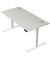 Schreibtisch Move 2 Plus, elektrisch höhenverstellbar, 63-127cm (H), 160x80cm (BxT), rechteckig, lichtgrau / weiß