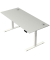Schreibtisch Move 2 Plus, elektrisch höhenverstellbar, 63-127cm (H), 180x80cm (BxT), rechteckig, lichtgrau / weiß
