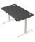Schreibtisch Move 2 Plus, elektrisch höhenverstellbar, 63-127cm (H), 140x80cm (BxT), rechteckig, anthrazit / weiß