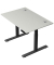 Schreibtisch Move 2 Plus, elektrisch höhenverstellbar, 63-127cm (H), 120x80cm (BxT), rechteckig, lichtgrau / anthrazit