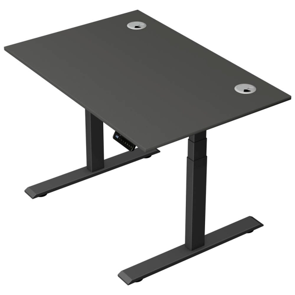 4044917451834 - Move 2 Plus elektrisch höhenverstellbarer Schreibtisch anthrazit rechteckig T-Fuß-Gestell anthrazit 1200 x 800 cm 40449174518 4044917451834 - Move 2 Plus elektrisch höhenverstellbarer Schreibtisch anthrazit rechteckig T-Fuß-Gestell anthrazit 1200 x 800 cm 40449174518
