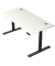 Schreibtisch Move 2 Plus, elektrisch höhenverstellbar, 63-127cm (H), 160x80cm (BxT), rechteckig, weiß / anthrazit