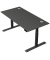 Schreibtisch Move 2 Plus, elektrisch höhenverstellbar, 63-127cm (H), 160x80cm (BxT), rechteckig, anthrazit / anthrazit