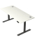 Schreibtisch Move 2 Plus, elektrisch höhenverstellbar, 63-127cm (H), 180x80cm (BxT), rechteckig, weiß / anthrazit