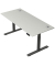 Schreibtisch Move 2 Plus, elektrisch höhenverstellbar, 63-127cm (H), 180x80cm (BxT), rechteckig, lichtgrau / anthrazit