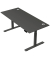 Schreibtisch Move 2 Plus, elektrisch höhenverstellbar, 63-127cm (H), 180x80cm (BxT), rechteckig, anthrazit / anthrazit