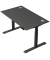 Schreibtisch Move 2 Plus, elektrisch höhenverstellbar, 63-127cm (H), 140x80cm (BxT), rechteckig, anthrazit / anthrazit