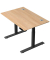 Schreibtisch Move 2 Plus, elektrisch höhenverstellbar, 63-127cm (H), 120x80cm (BxT), rechteckig, eiche / anthrazit