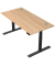 Schreibtisch Move 2 Plus, elektrisch höhenverstellbar, 63-127cm (H), 160x80cm (BxT), rechteckig, eiche / anthrazit