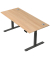 Schreibtisch Move 2 Plus, elektrisch höhenverstellbar, 63-127cm (H), 180x80cm (BxT), rechteckig, eiche / anthrazit