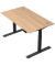 Schreibtisch Move 2 Plus, elektrisch höhenverstellbar, 63-127cm (H), 140x80cm (BxT), rechteckig, eiche / anthrazit