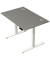 Schreibtisch Move 2 Plus, elektrisch höhenverstellbar, 63-127cm (H), 120x80cm (BxT), rechteckig, graphit / weiß