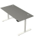Schreibtisch Move 2 Plus, elektrisch höhenverstellbar, 63-127cm (H), 160x80cm (BxT), rechteckig, graphit / weiß