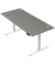 Schreibtisch Move 2 Plus, elektrisch höhenverstellbar, 63-127cm (H), 180x80cm (BxT), rechteckig, graphit / weiß