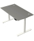 Schreibtisch Move 2 Plus, elektrisch höhenverstellbar, 63-127cm (H), 140x80cm (BxT), rechteckig, graphit / weiß