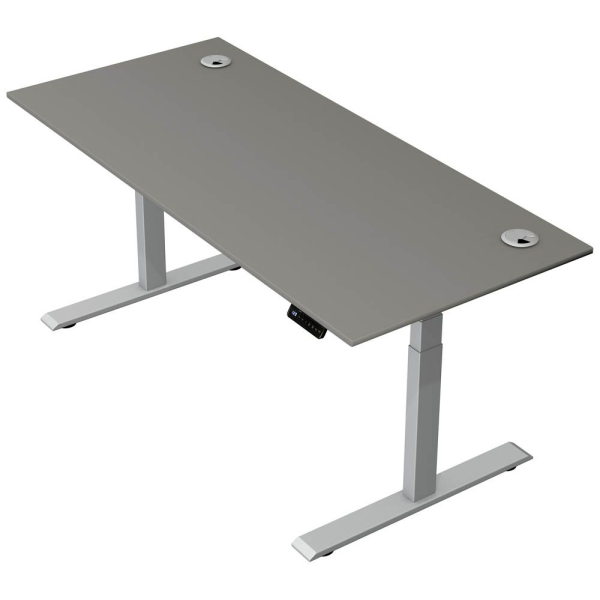 4044917452190 - Move 2 Plus elektrisch höhenverstellbarer Schreibtisch grafit rechteckig T-Fuß-Gestell silber 1800 x 800 cm 4044917452190 Ker 4044917452190 - Move 2 Plus elektrisch höhenverstellbarer Schreibtisch grafit rechteckig T-Fuß-Gestell silber 1800 x 800 cm 4044917452190 Ker