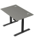 Schreibtisch Move 2 Plus, elektrisch höhenverstellbar, 63-127cm (H), 120x80cm (BxT), rechteckig, graphit / anthrazit