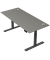 Schreibtisch Move 2 Plus, elektrisch höhenverstellbar, 63-127cm (H), 180x80cm (BxT), rechteckig, graphit / anthrazit