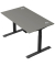 Schreibtisch Move 2 Plus, elektrisch höhenverstellbar, 63-127cm (H), 140x80cm (BxT), rechteckig, graphit / anthrazit