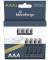 4 MediaRange USB-Akkus mit Ladekabel Mignon AAA 500 mAh