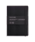 Notizbuch A041090, Leather, schwarz, A5, kariert, 70g, 150 Blatt / 300 Seiten