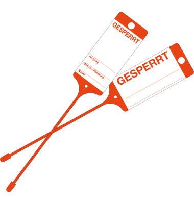 Warenanhänger 9219-00769 Gesperrt rt 100St