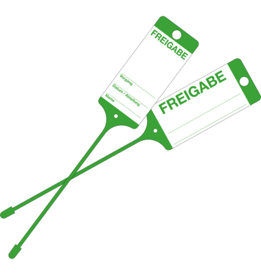 Warenanhänger 9219-00772 Freigabe gn 100St