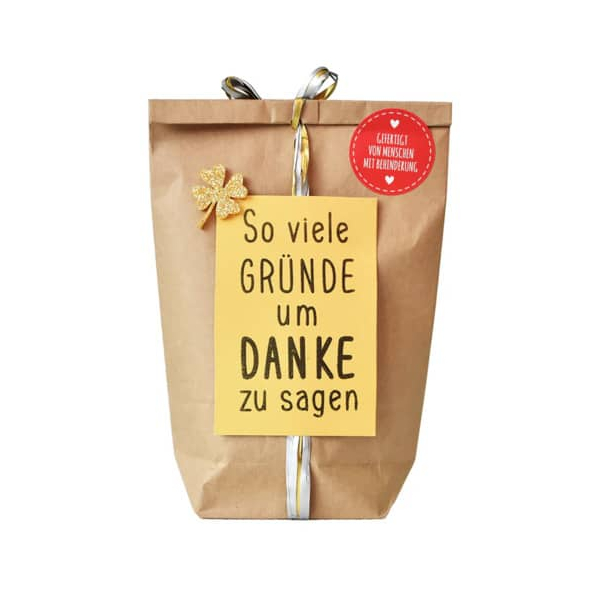 4250144788685 - Wundertüte 63648  So viele Gründe um Danke zu sagen 14x22cm (BxL) in Papiertüte 4250144788685 WUNDERLE