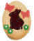 Ausstechform Osterei mit Hase 36762291 8,0 cm