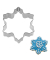 Ausstechform Schneekristall 35702291 6,0 cm