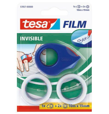 INVISIBLE Klebefilm matt 19,0 mm x 10,0 m 1 Set