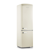 K&uuml;hl-Gefrierkombination 8919 Retro, 55x181x61,5cm (BxHxT), 181 Liter + 63 Liter