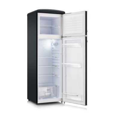 K&uuml;hl-Gefrierkombination 8984 Retro, 55x166,5x57,5cm (BxHxT), 194 Liter + 52 Liter