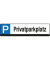Parkplatzschild 9219-00271 Privatparkplatz