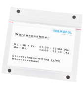 Sichttasche Magnet 9218-03700 A5 quer 5St