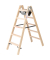 Stehleiter 33810, 2x 5 Stufen, braun, Holz