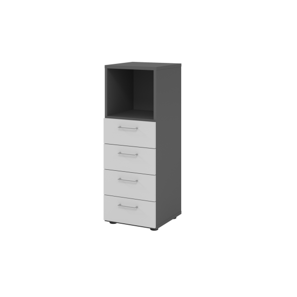 4032062308974 - Regalschrank V9 Advanced V934S4 G 5 BS nein 3 OH grau graphit 40x110x417cm (BxHxT) 4032062308974 Hammerbacher